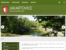 Tablet Screenshot of jakartovice.cz